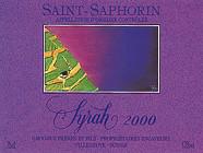 GROGNUZ FRERES ET FILS Saint-Saphorin Syrah  2000