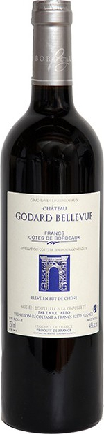 Ch. Godard Bellevue Élevé en fût de chêne 2012